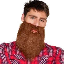 Fuldskæg i brun - Hipster