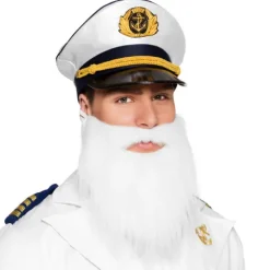 Fuldskæg i hvid