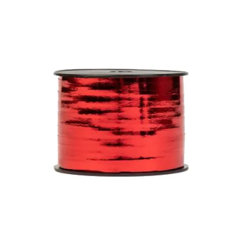 Gavebånd i metallic rød