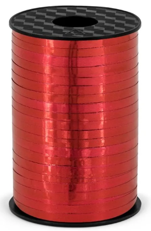 Gavebånd 225 M. Rød Metallic