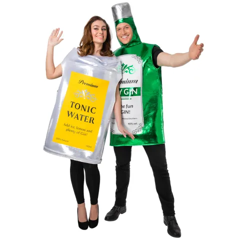 Gin flaske kostume