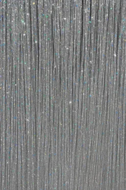 Glitter Hårextensions Sølv – 3 stk