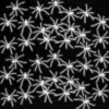 Glow in the dark Edderkopper 50stk