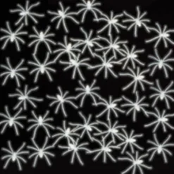 Glow in the dark Edderkopper 50stk