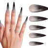 12 Gothic negle - med lim