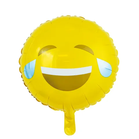 Grine smiley folieballon