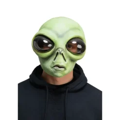 Grøn Alien maske Latex
