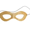 Guld glittermaske