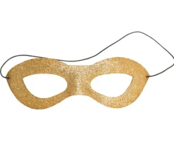 Guld glittermaske