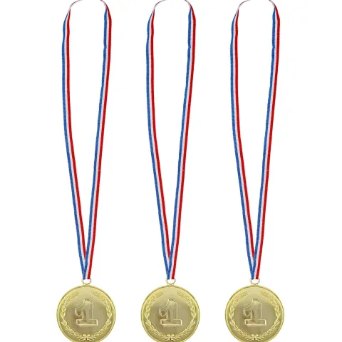 3 Guld Medaljer
