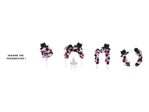 Halloween Balloon dekoration XL