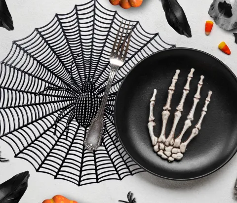 Halloween dækkeserviet