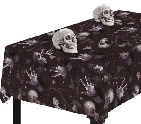 Halloween dug med graveyard motiv