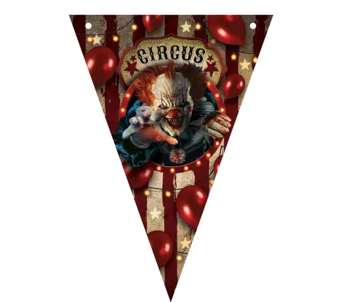 Halloween Flagbanner Circus