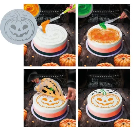 Halloween græskar kage dekoration - 25cm