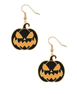 Halloween græskar øreringe