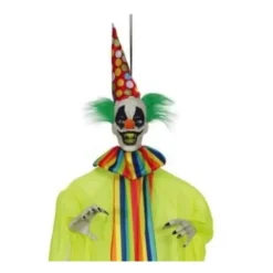 Halloween klovn 153cm med lys, lyd og bevægelse