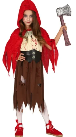 Halloween Rødhætte kostume til piger