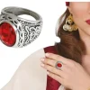 Halloween rubin ring