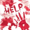 Halloween servietter blodig - Help