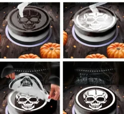 Halloween skelet kage dekoration - 25cm