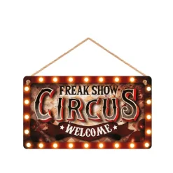 Halloween skilt - Circus