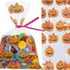 Halloween slik pose med græskar (28X13cm)