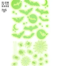 Halloween Stickers Glow in the dark
