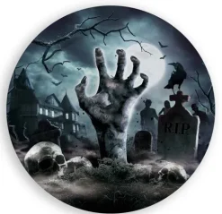 Halloween Tallerken Graveyard