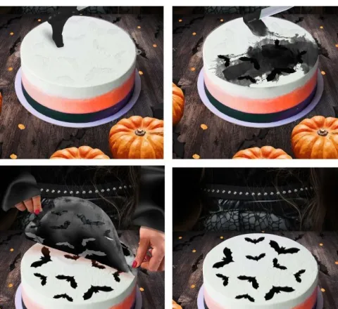 Halloween vampyr kage dekoration - 25cm