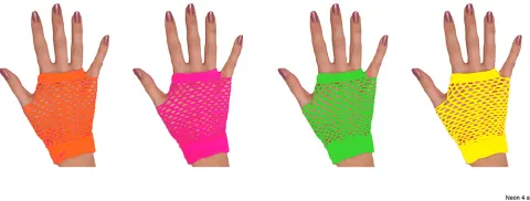 Handsker net i NEON uden fingre