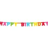 Happy birthday banner 1,5m multi