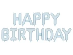Happy Birthday i mat lyseblå