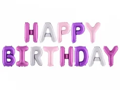 Happy Birthday i Rosa-Lilla