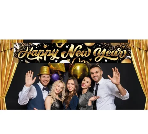 Happy new year banner - 290x50cm