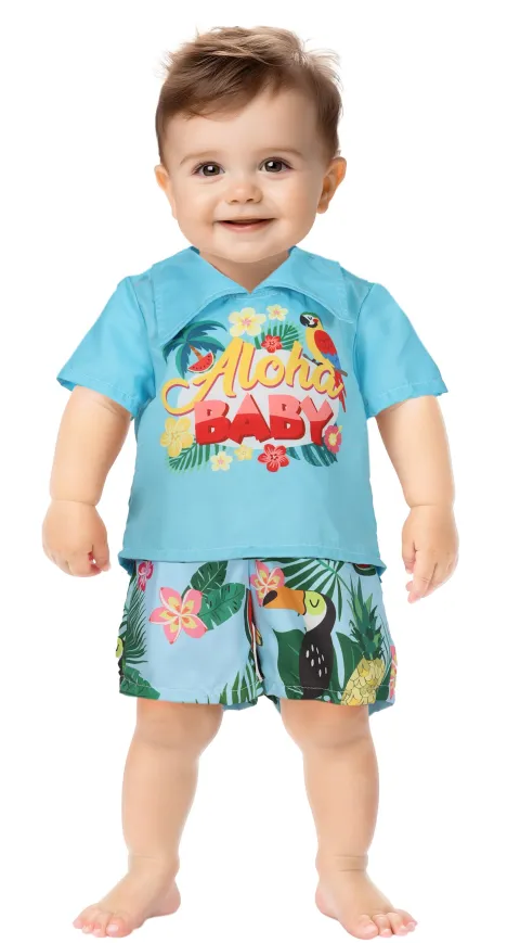 Hawaii Aloha Baby Kostume