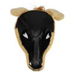 Hestemaske Plys - halvmaske