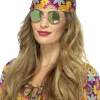 Hippie brille med spejlglas
