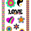 Hippie Festival Tatoveringer GLITTER