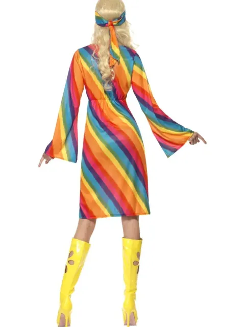 Hippie kjole - Rainbow