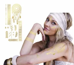 Hippie tatoveringer i guld