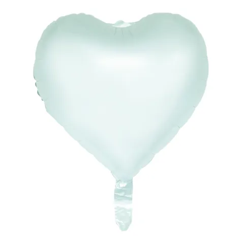 Hjerte folieballon pastel Mintgrøn