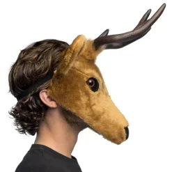 Hjort Plys Halvmaske