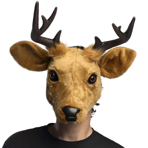 Hjort Plys Halvmaske