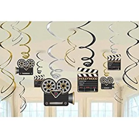 Hollywood Deko swirls