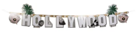 Hollywood kartonbanner