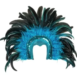 Hovedpynt Samba turquoise