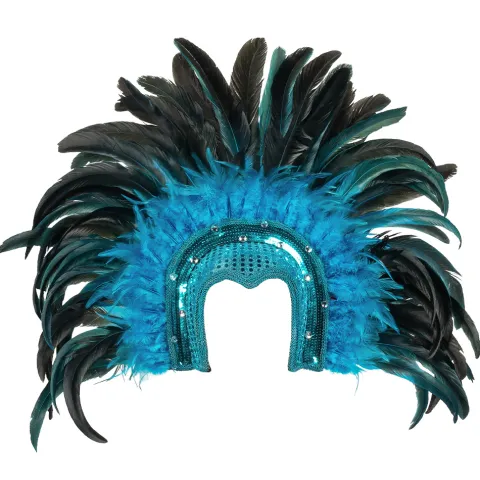 Hovedpynt Samba turquoise