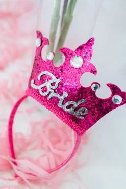 Hårbøjle Bride to be Pink