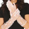 Hvide blonde handsker 38cm